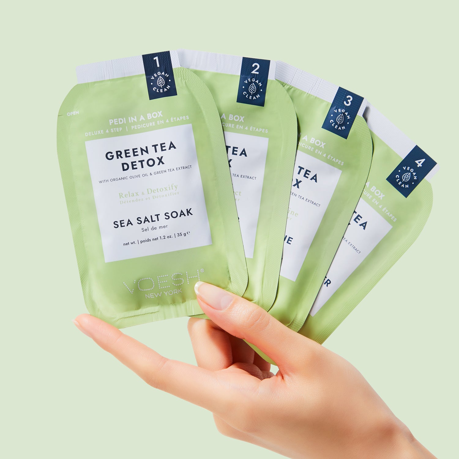 VOESH Pedi In a Box - Green Tea Detox