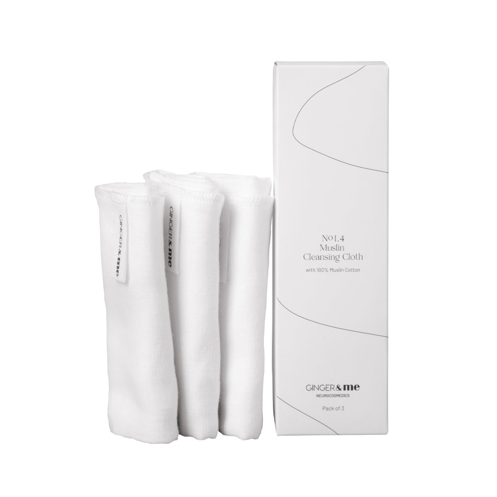 Ginger&Me Muslin Cleansing Cloths - pack of 3