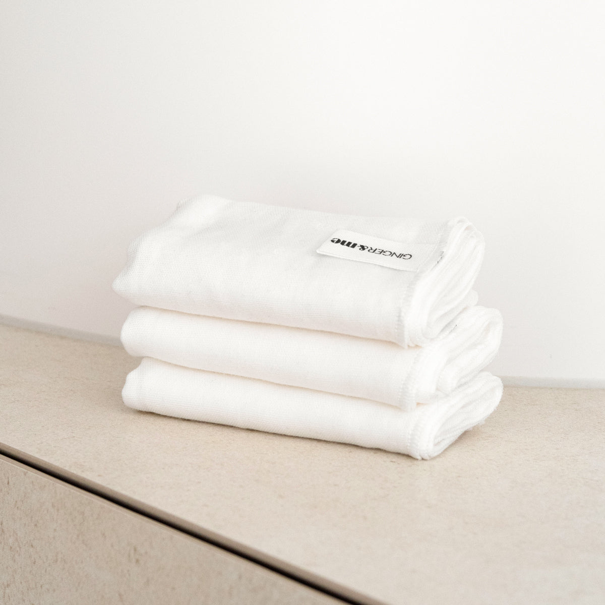 Ginger&Me Muslin Cleansing Cloths - pack of 3