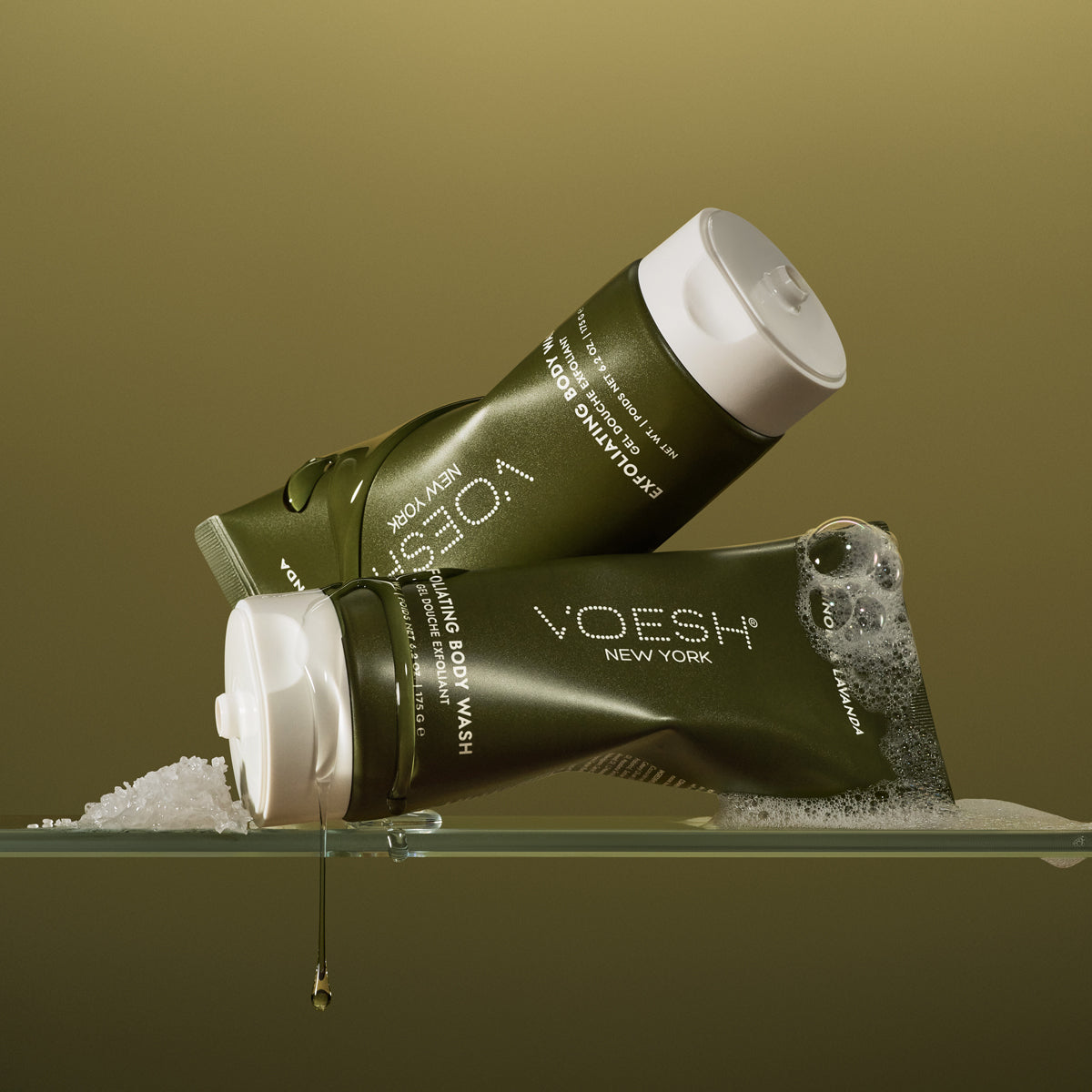 VOESH Exfoliating Body Wash - Hinoki & Lavanda 175g