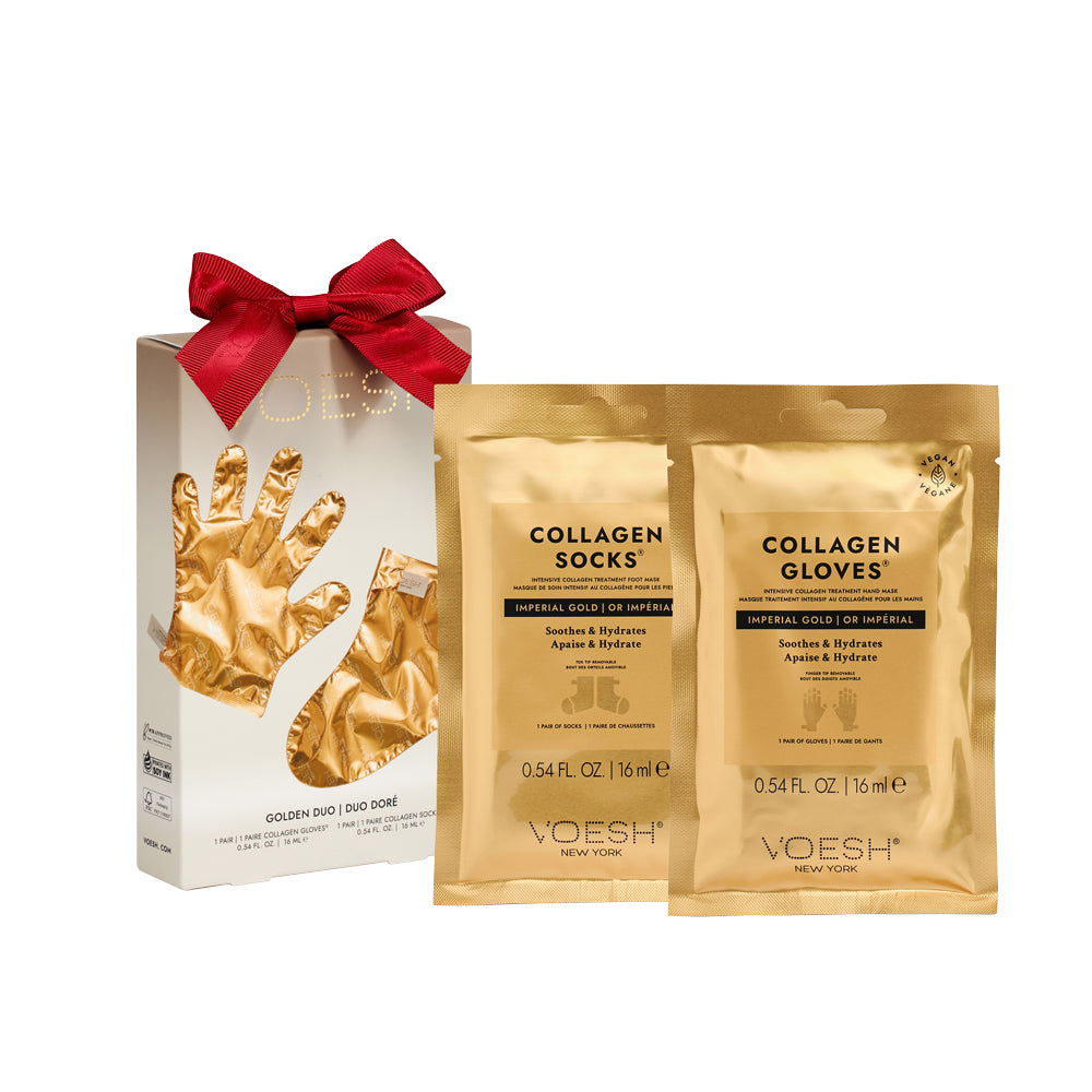 Voesh Golden Duo Collagen Gloves and Socks
